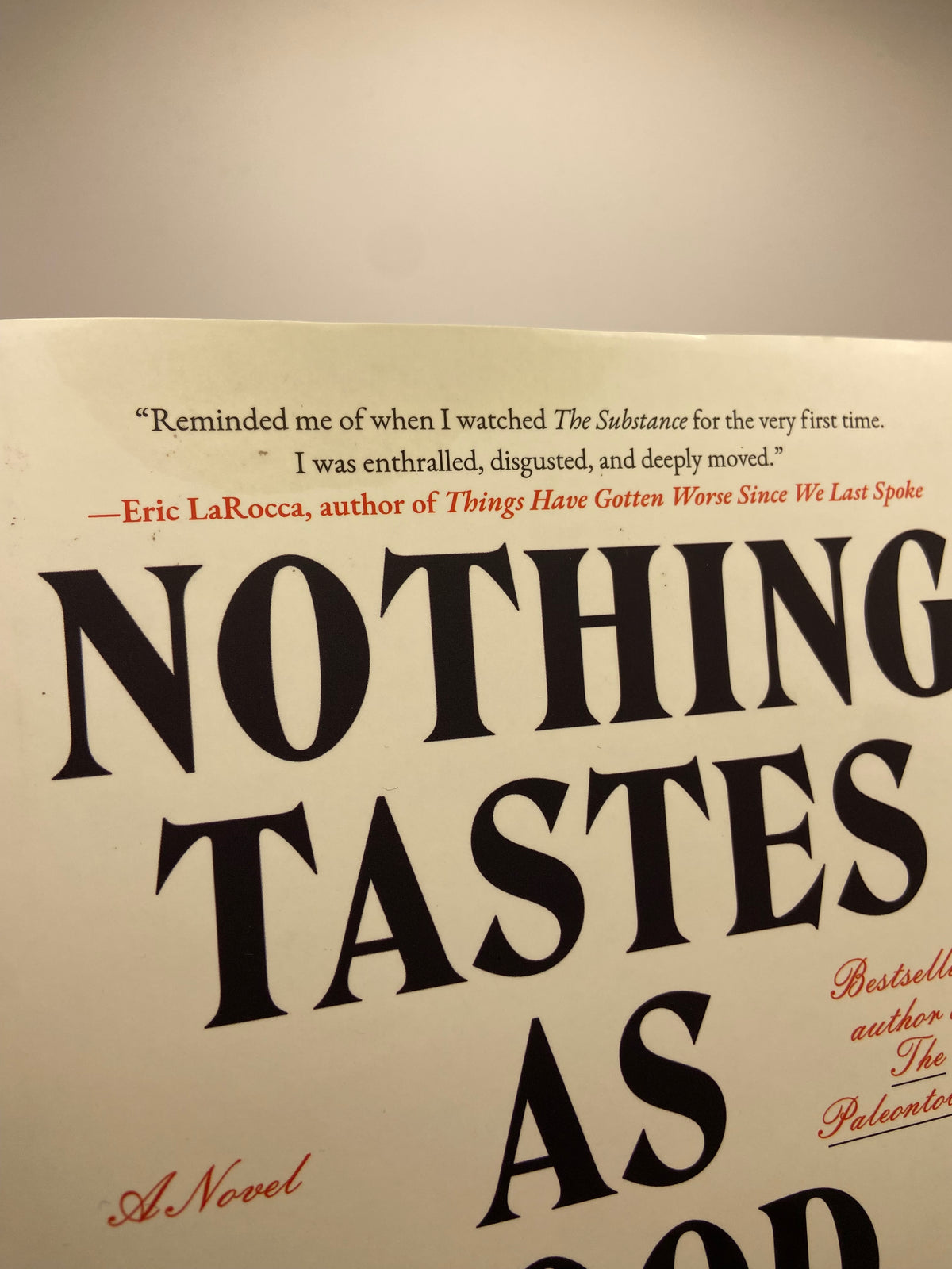 Nothing Tastes as Good